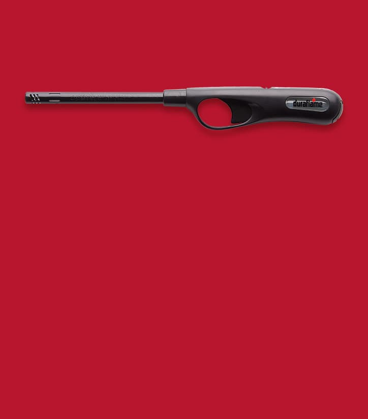 DURAFLAME® MULTI-PURPOSE UTILITY LIGHTER in black on a duraflame red background
