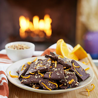 Fireside Snacks: Chocolate Bark