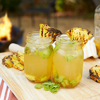 Grilled Pineapple Mojito