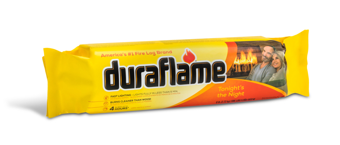 duraflame® 6lb firelog single log in wrapper