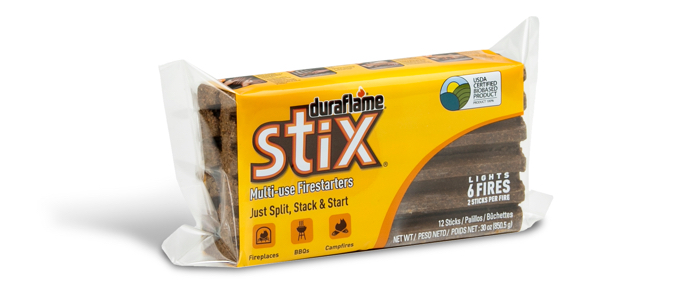 Package of 12 STIX® FIRESTARTERS packaging