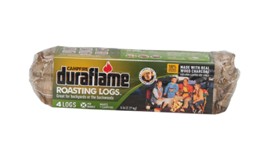 Packaging for duraflame Campfire Roasting Logs bundle introduced in 2011